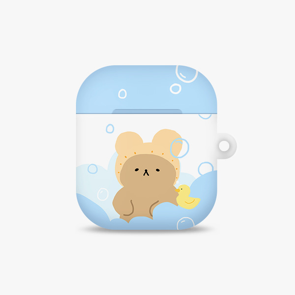 [하드 에어팟 케이스]목욕곰