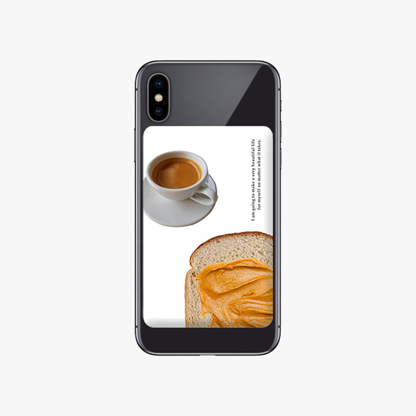 [카드 포켓]커피,식빵,땅콩버터