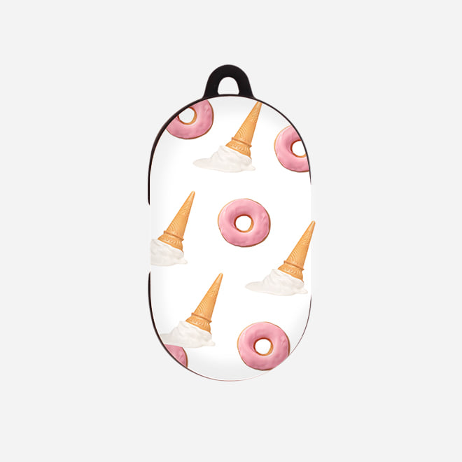 [버즈 케이스]패턴 도넛 앤 콘
