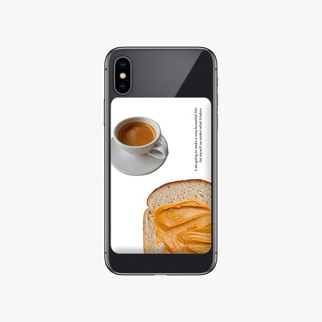 [카드 포켓]커피,식빵,땅콩버터