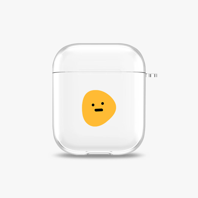 [에어팟 투명 하드케이스]노랑콩