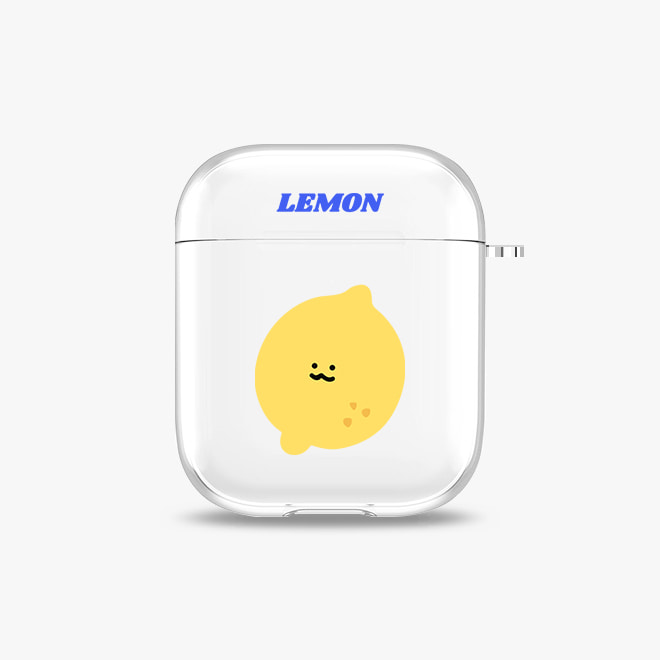 [에어팟 투명 하드케이스]새콤달콤 레몬