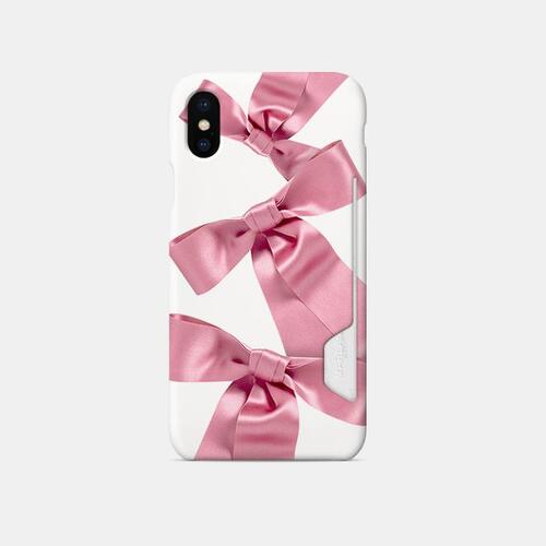 [카드하드]Cute ribbon 핑크 케이스